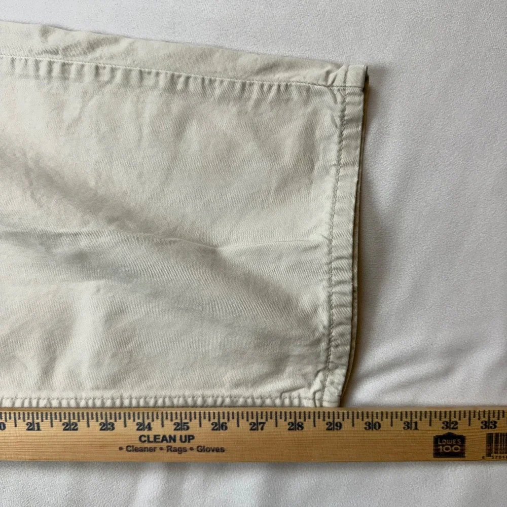 VTG 90s Levis L2 Khakis Mens 36x32 Beige Cargo Pants Relax Fit Cotton Twill Y2K